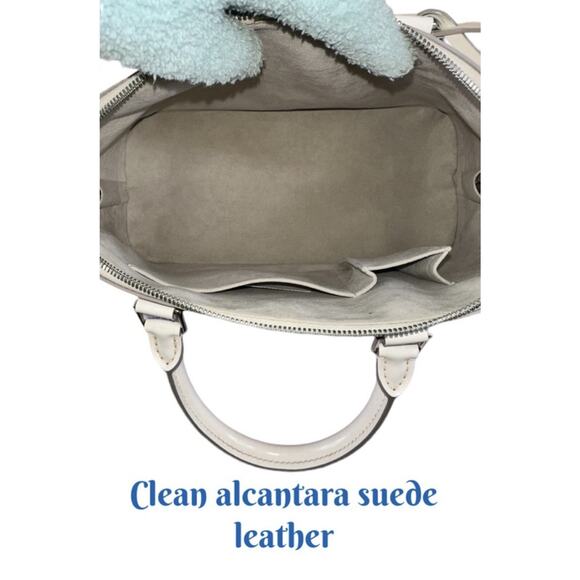 Louis Vuitton Ivory Epi Leather Alma GM Bag Silver Hardware - Picture 8 of 10